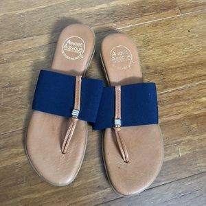 EUC Andre Assous sandals size 7. Worn 1x, gorgeous and perfect for vacation